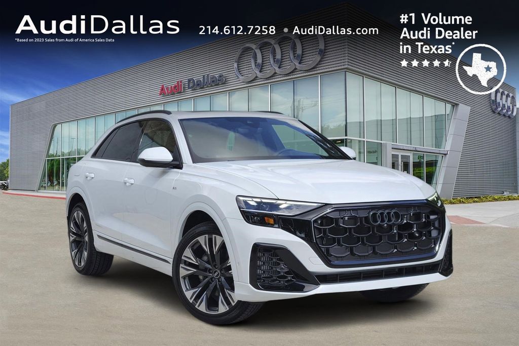 new 2025 Audi Q8 car, priced at $85,215