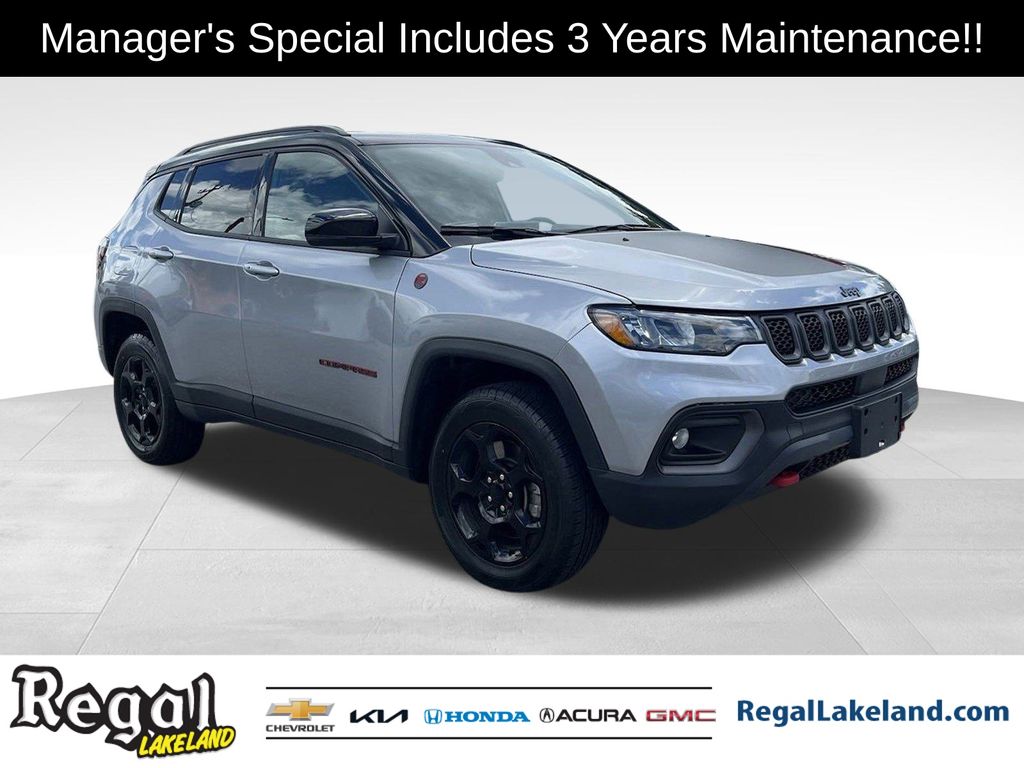 used 2023 Jeep Compass car, priced at $23,302