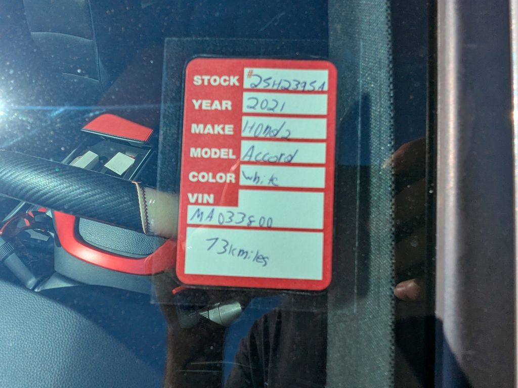 used 2021 Honda Accord car, priced at $20,192
