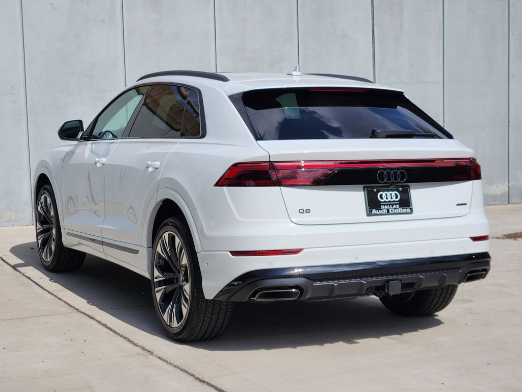 new 2025 Audi Q8 car, priced at $85,215