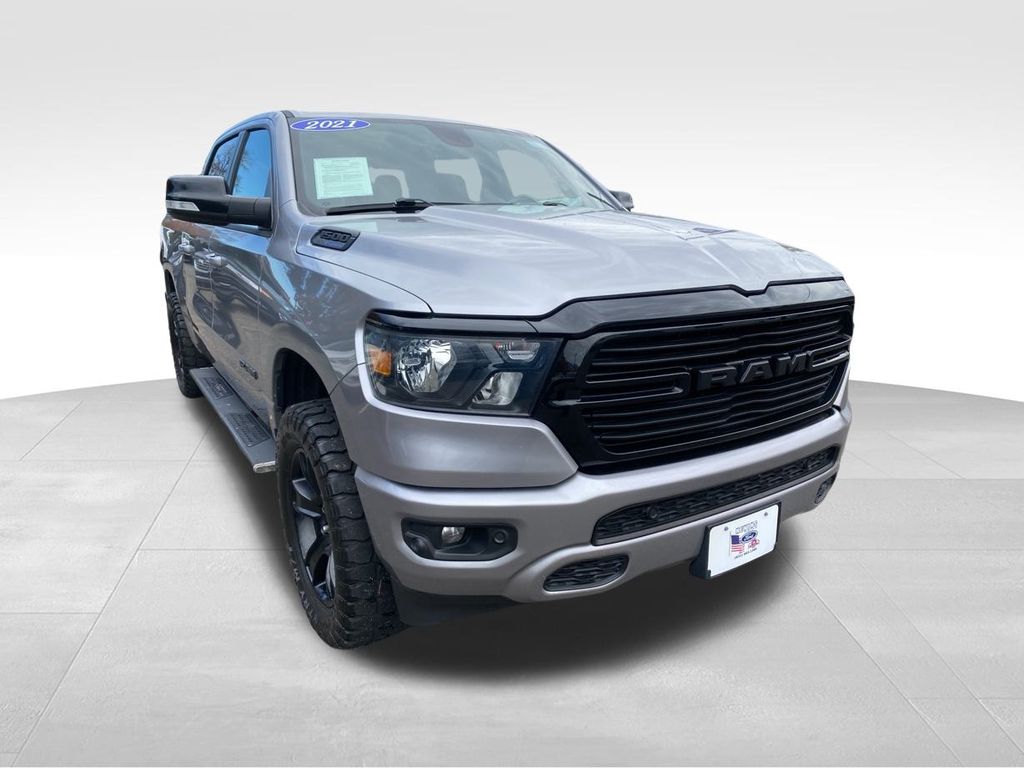 used 2021 Ram 1500 car, priced at $34,750