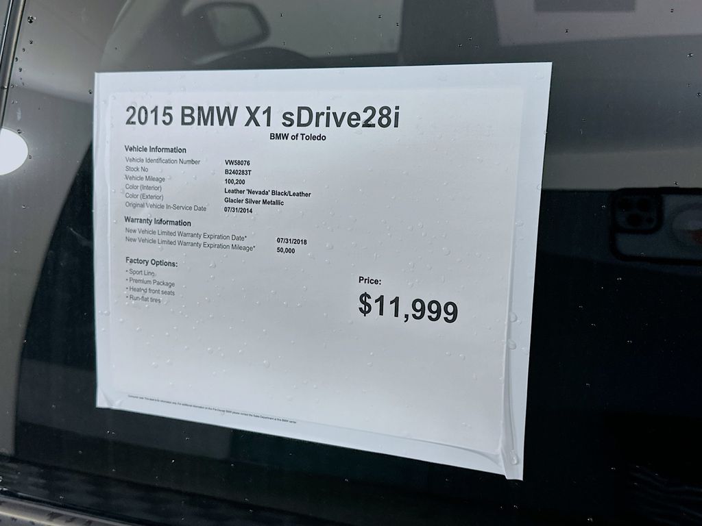 used 2015 BMW X1 car, priced at $8,999