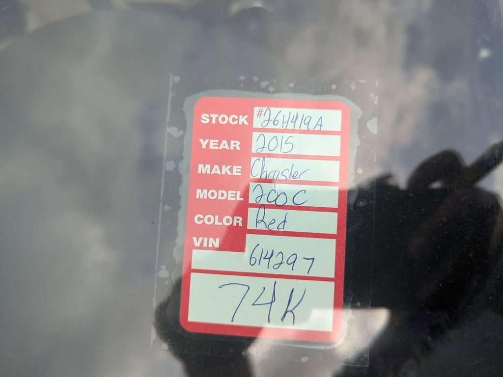 used 2015 Chrysler 200 car, priced at $11,891