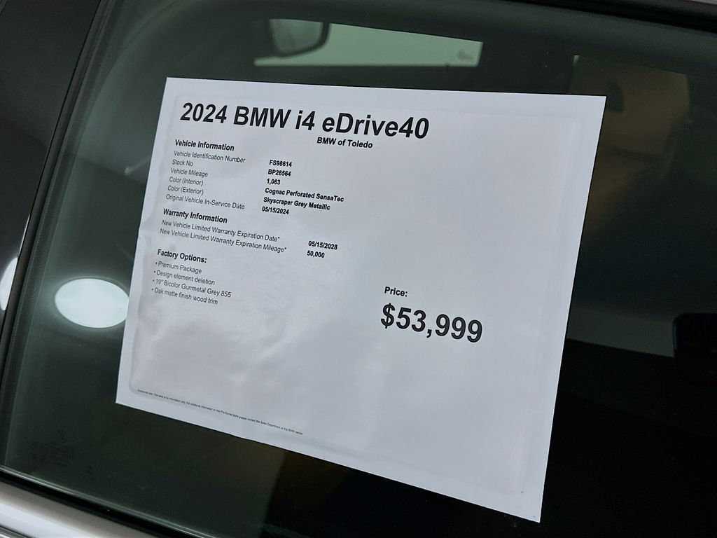 used 2024 BMW i4 car, priced at $47,999