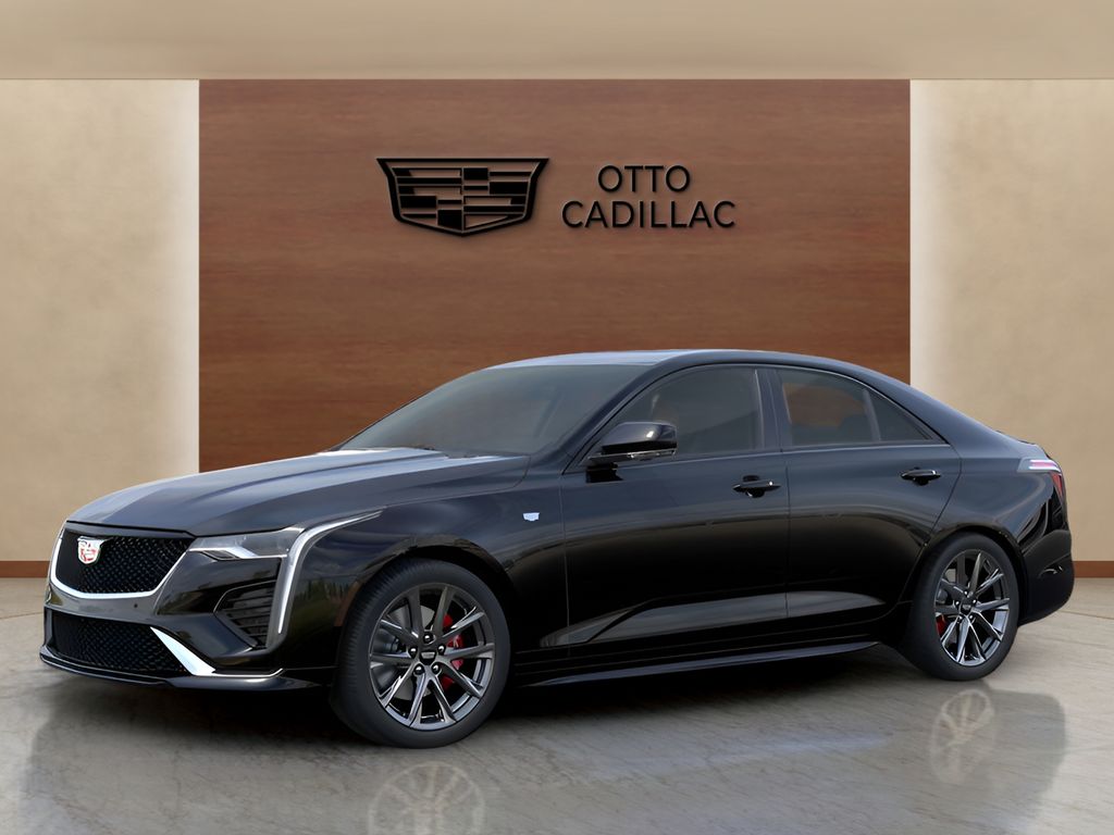 new 2025 Cadillac CT4 car, priced at $48,035