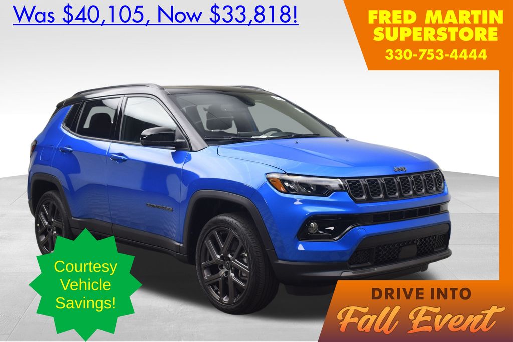 new 2025 Jeep Compass car, priced at $33,818