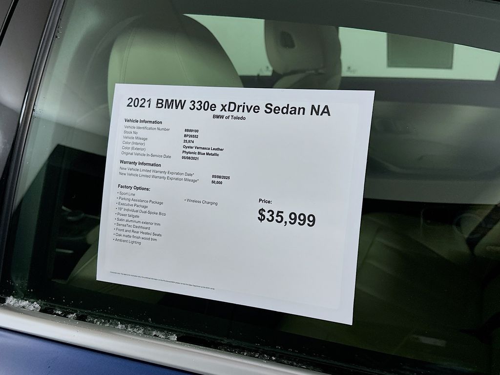 used 2021 BMW 3-Series car, priced at $28,699