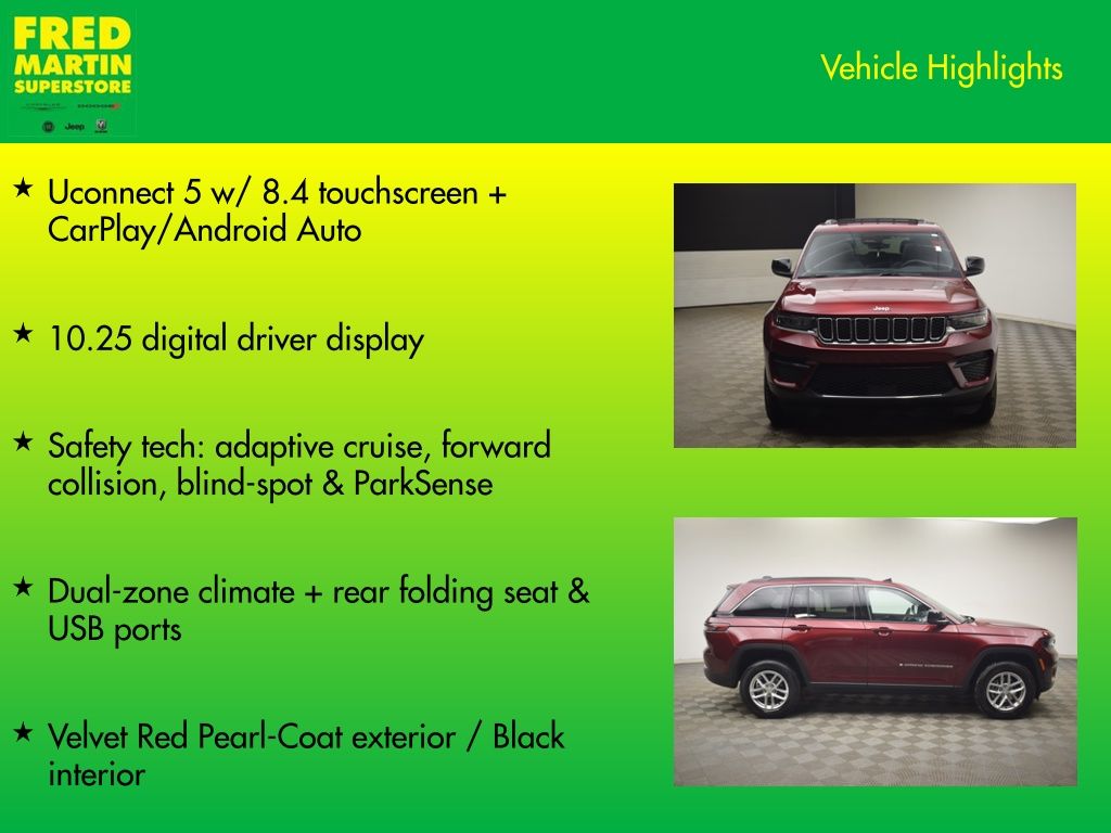new 2025 Jeep Grand Cherokee car, priced at $40,288