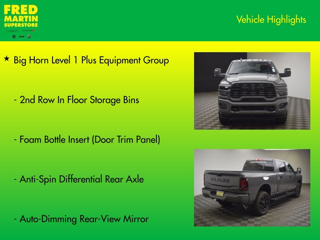 new 2026 Ram 2500 car, priced at $69,306