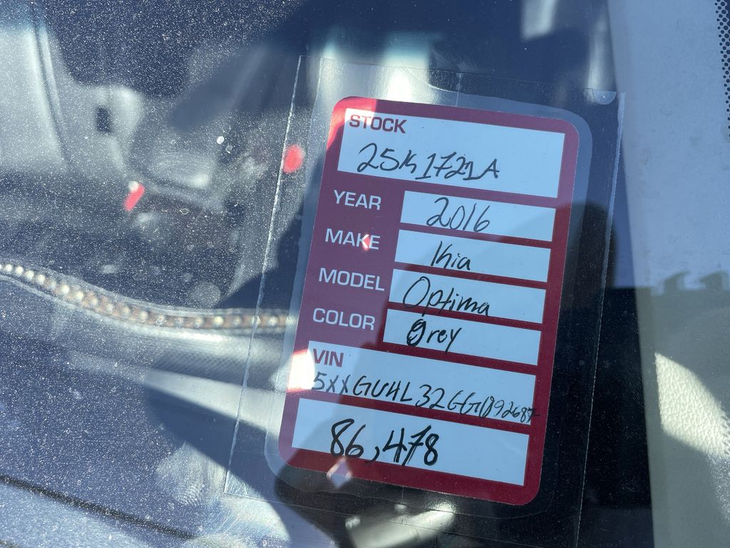 used 2016 Kia Optima car, priced at $11,991