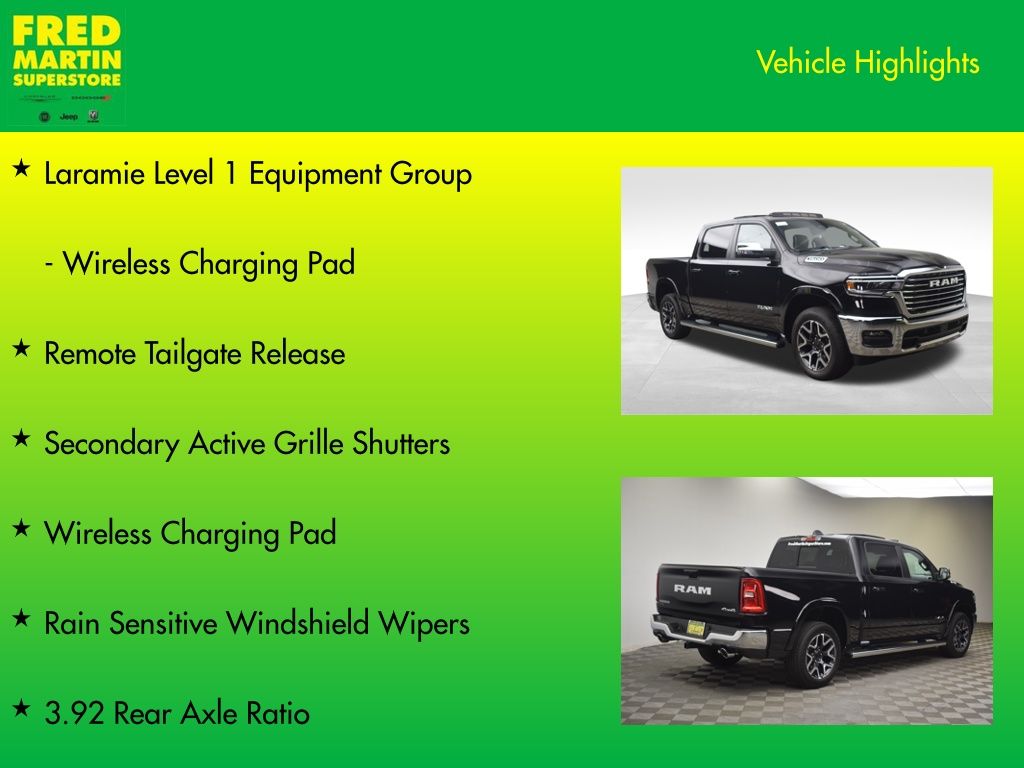 new 2026 Ram 1500 car, priced at $61,689