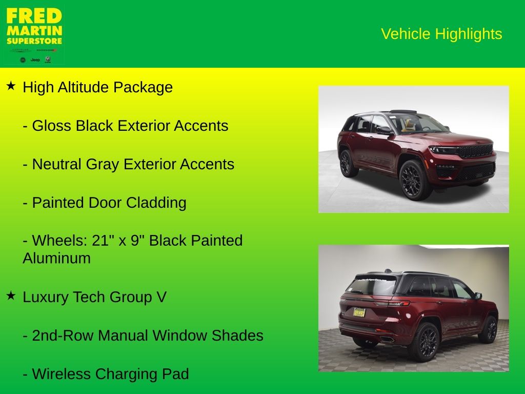 new 2025 Jeep Grand Cherokee car, priced at $63,876