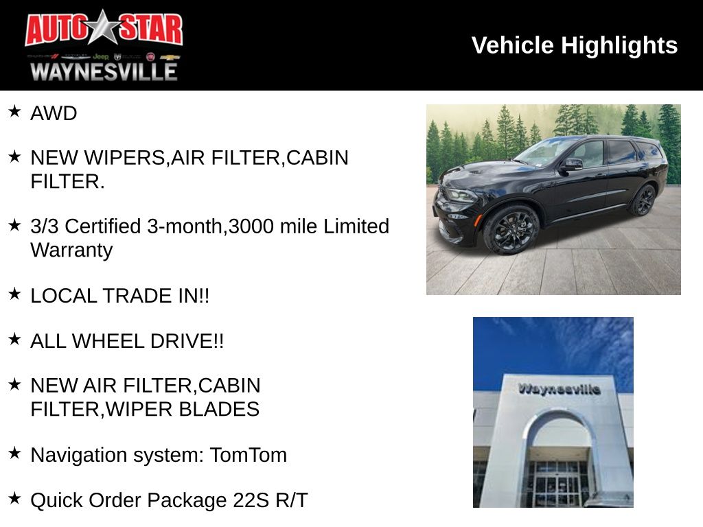 used 2022 Dodge Durango car, priced at $38,098