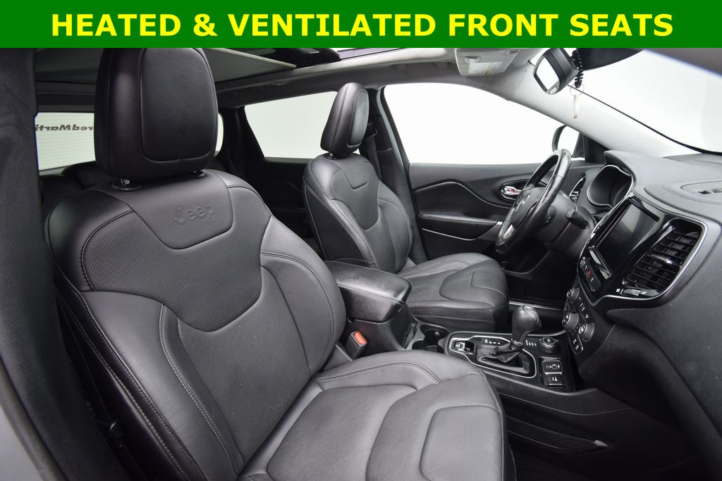 used 2021 Jeep Cherokee car, priced at $21,000
