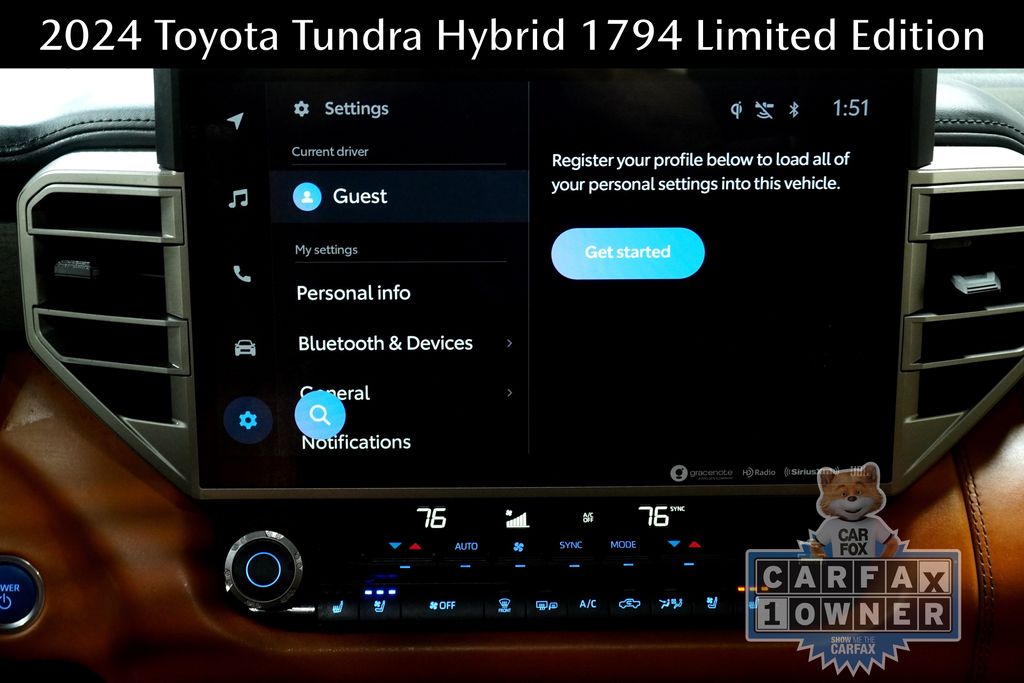 used 2024 Toyota Tundra Hybrid car, priced at $67,990