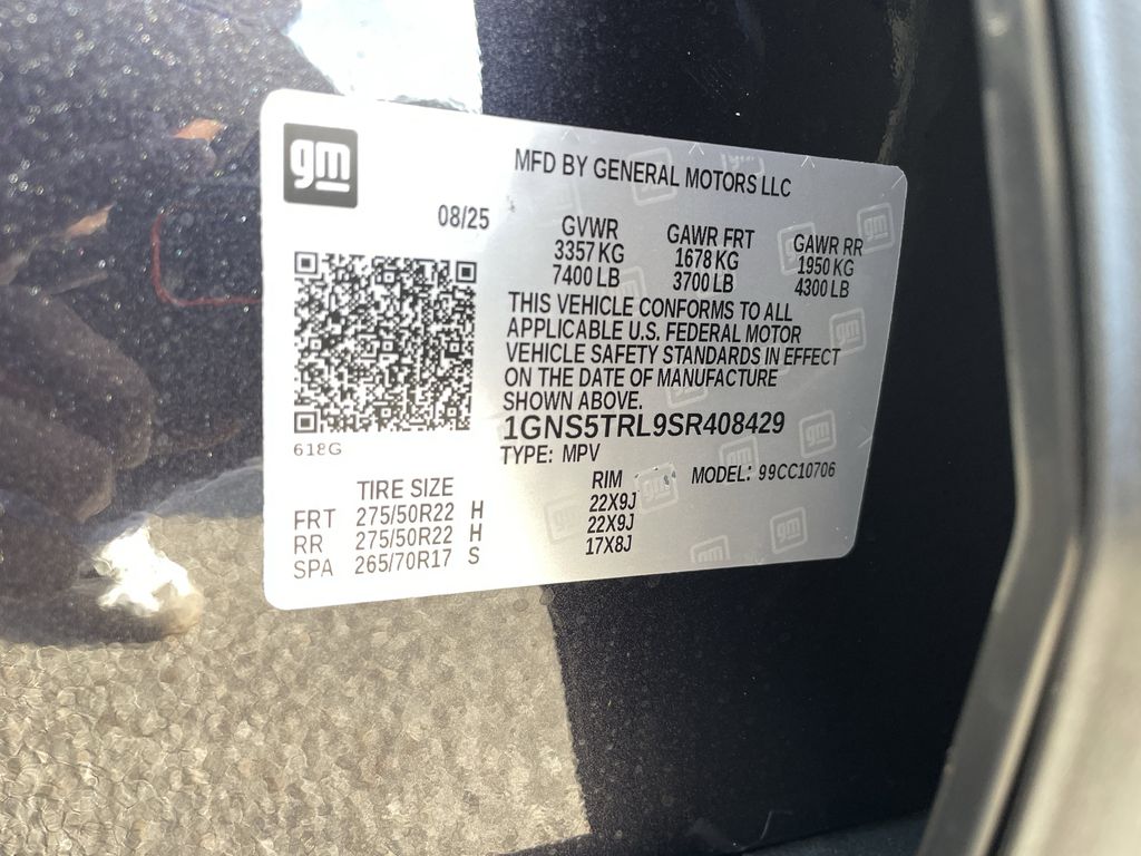 new 2025 Chevrolet Tahoe car, priced at $86,005