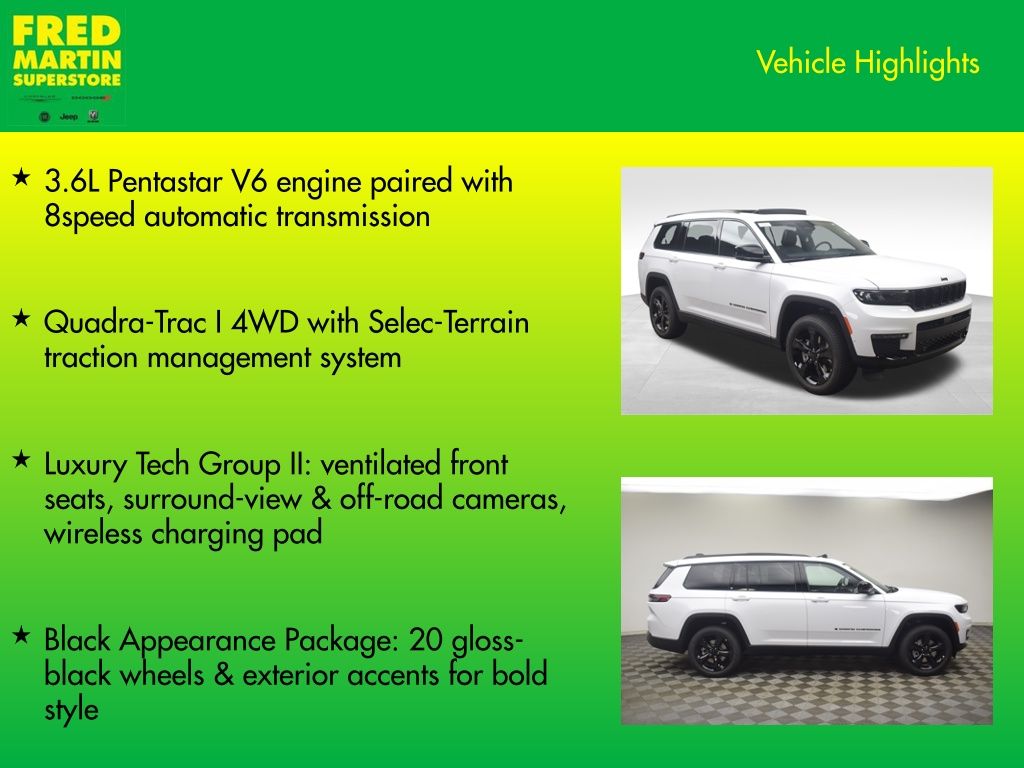 new 2025 Jeep Grand Cherokee L car, priced at $50,985