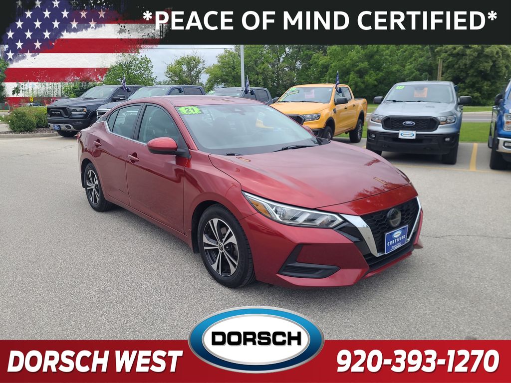 used 2021 Nissan Sentra car, priced at $17,938