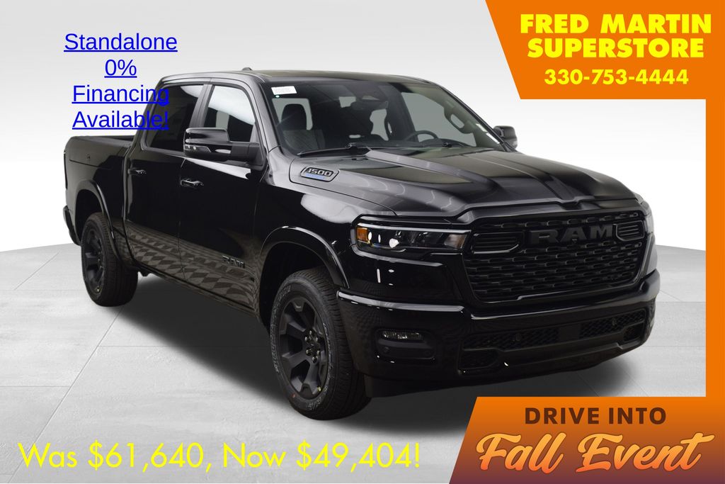 new 2025 Ram 1500 car, priced at $49,404