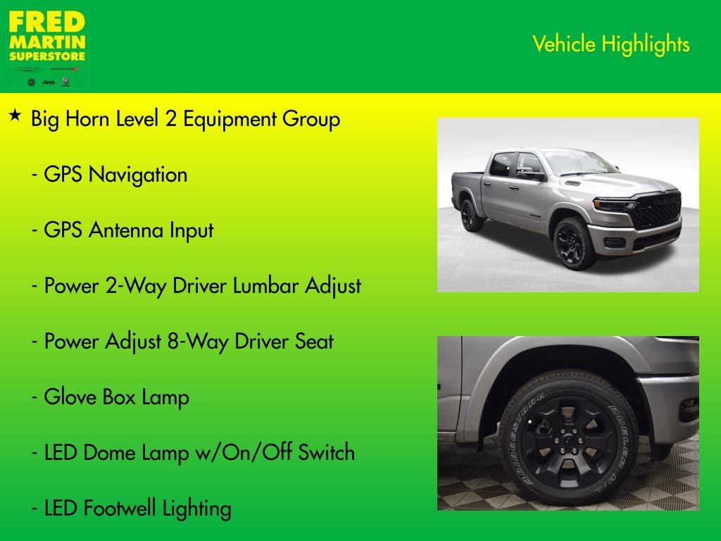 new 2025 Ram 1500 car, priced at $50,652