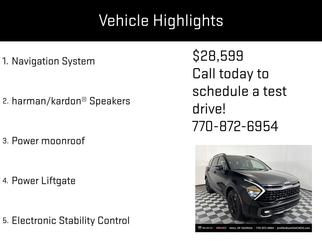 used 2023 Kia Sportage car, priced at $28,599