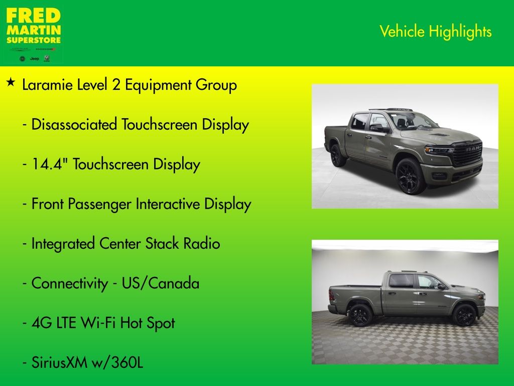 new 2026 Ram 1500 car, priced at $68,983