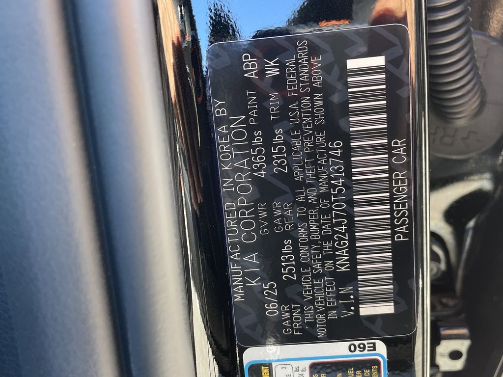 new 2026 Kia K5 car, priced at $25,738