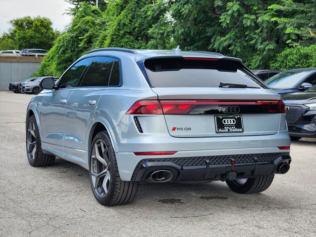 new 2025 Audi RS Q8 performance car, priced at $147,485