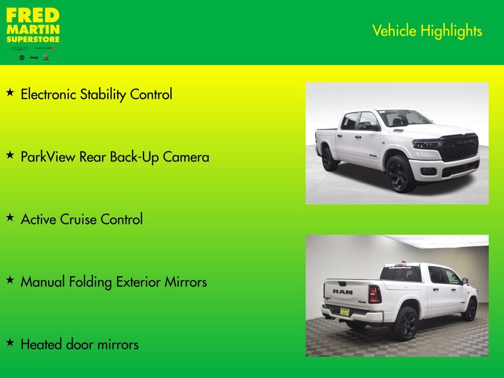 new 2026 Ram 1500 car, priced at $56,375