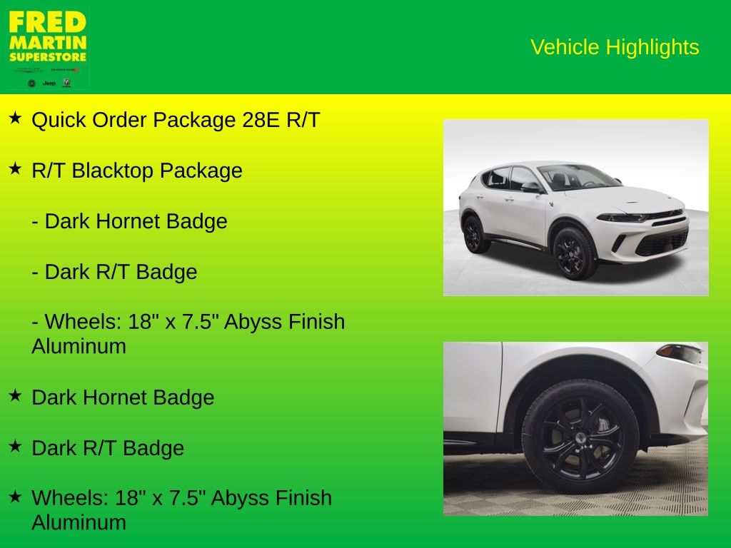 new 2025 Dodge Hornet car, priced at $36,205