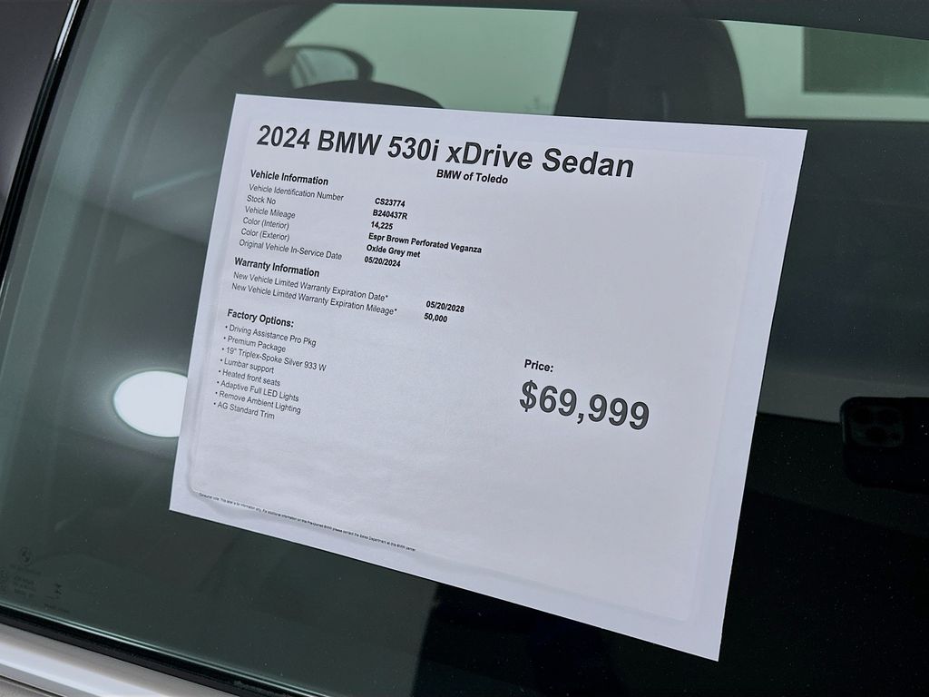 used 2024 BMW 5-Series car, priced at $67,275