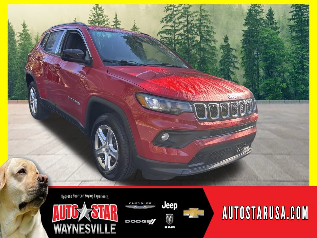used 2023 Jeep Compass car, priced at $19,800