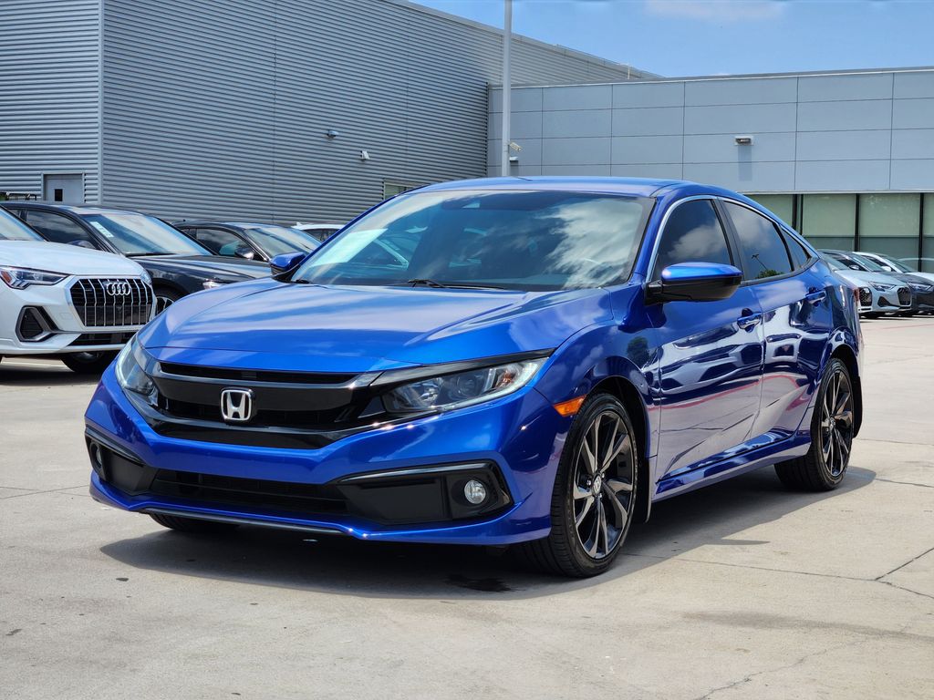 used 2021 Honda Civic car, priced at $23,191