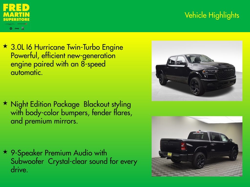 new 2026 Ram 1500 car, priced at $52,918