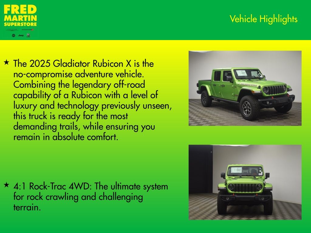 new 2025 Jeep Gladiator car, priced at $55,906