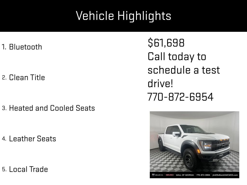 used 2021 Ford F-150 car, priced at $61,698