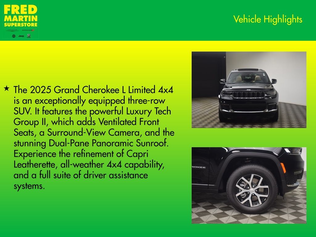 new 2025 Jeep Grand Cherokee L car, priced at $50,651