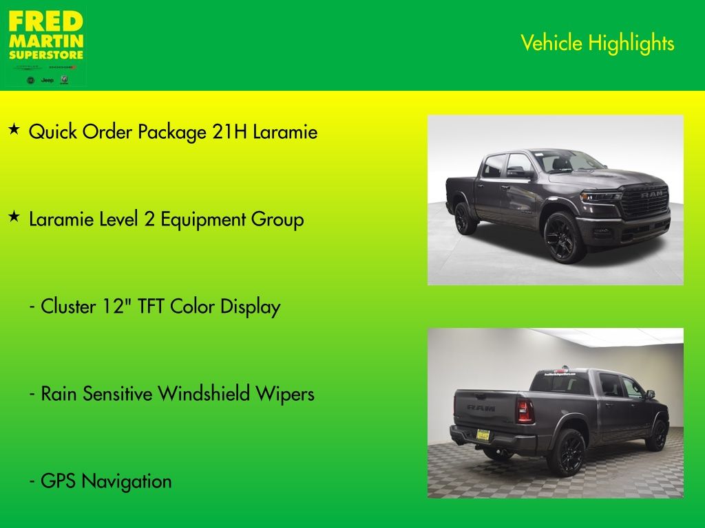 new 2026 Ram 1500 car, priced at $60,057