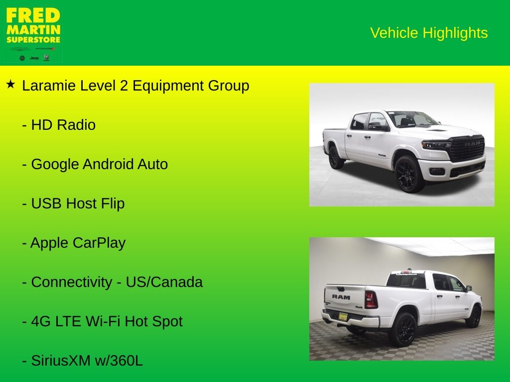 new 2025 Ram 1500 car, priced at $54,218
