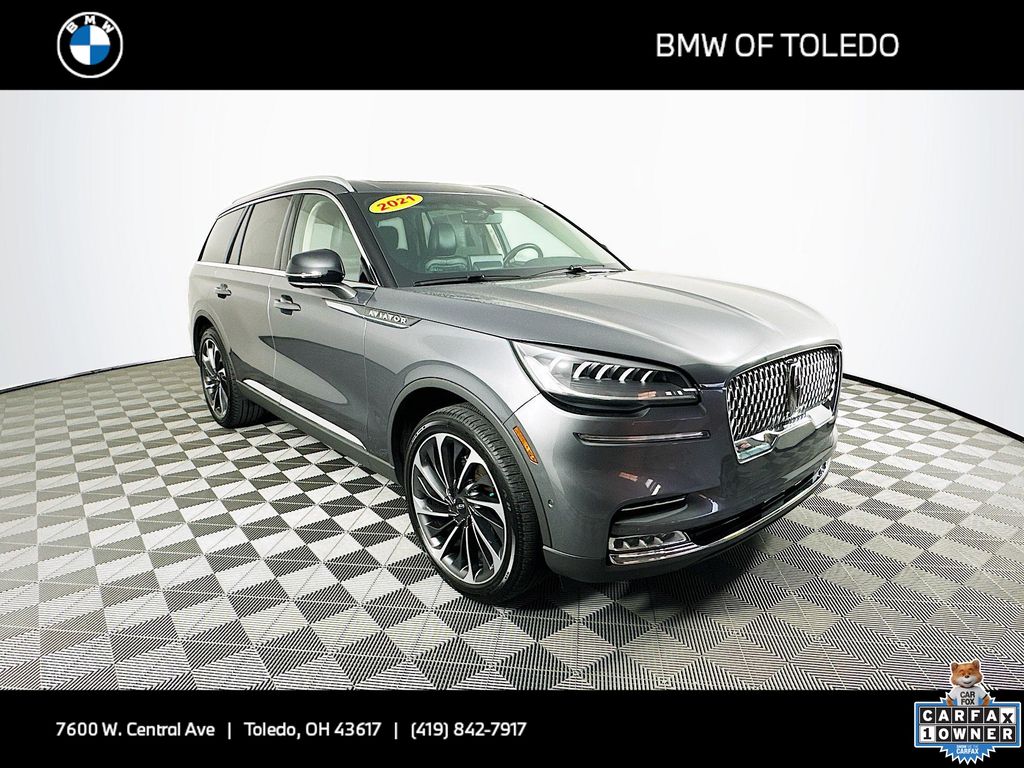 used 2021 Lincoln Aviator car, priced at $36,566