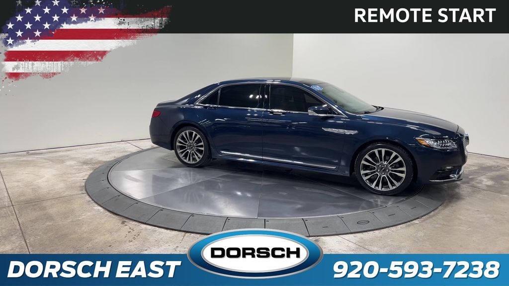 used 2017 Lincoln Continental car, priced at $21,412