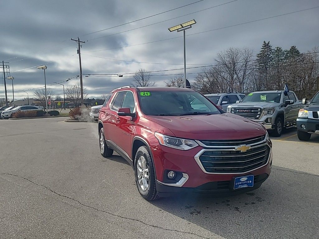 used 2021 Chevrolet Traverse car, priced at $23,904