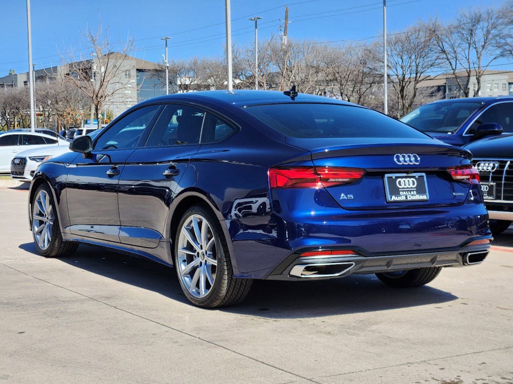 new 2025 Audi A5 Sportback car, priced at $52,575