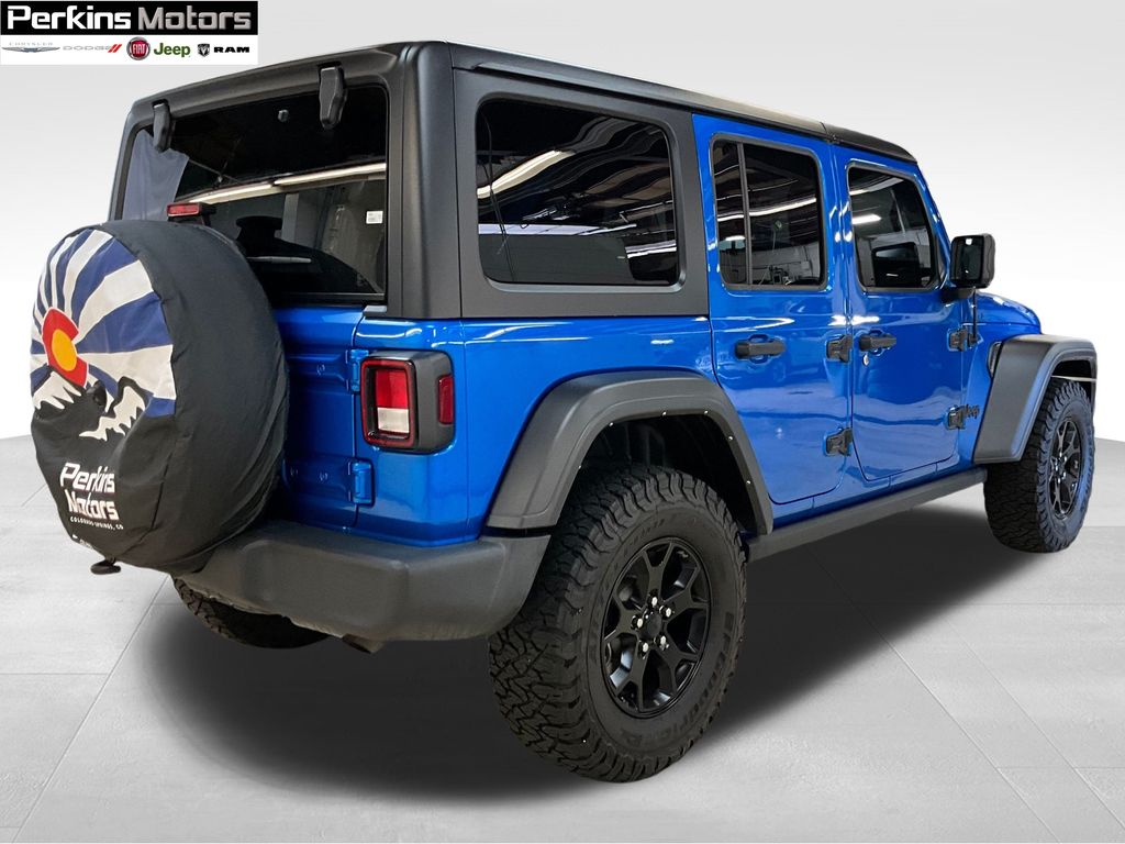 used 2021 Jeep Wrangler car, priced at $30,059