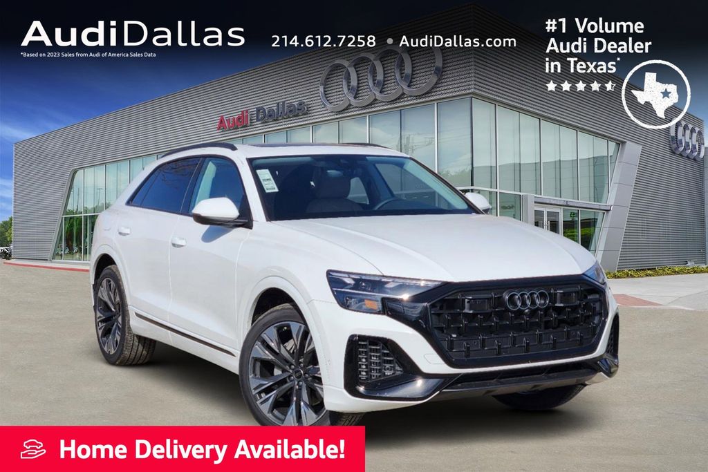 new 2025 Audi Q8 car, priced at $80,870