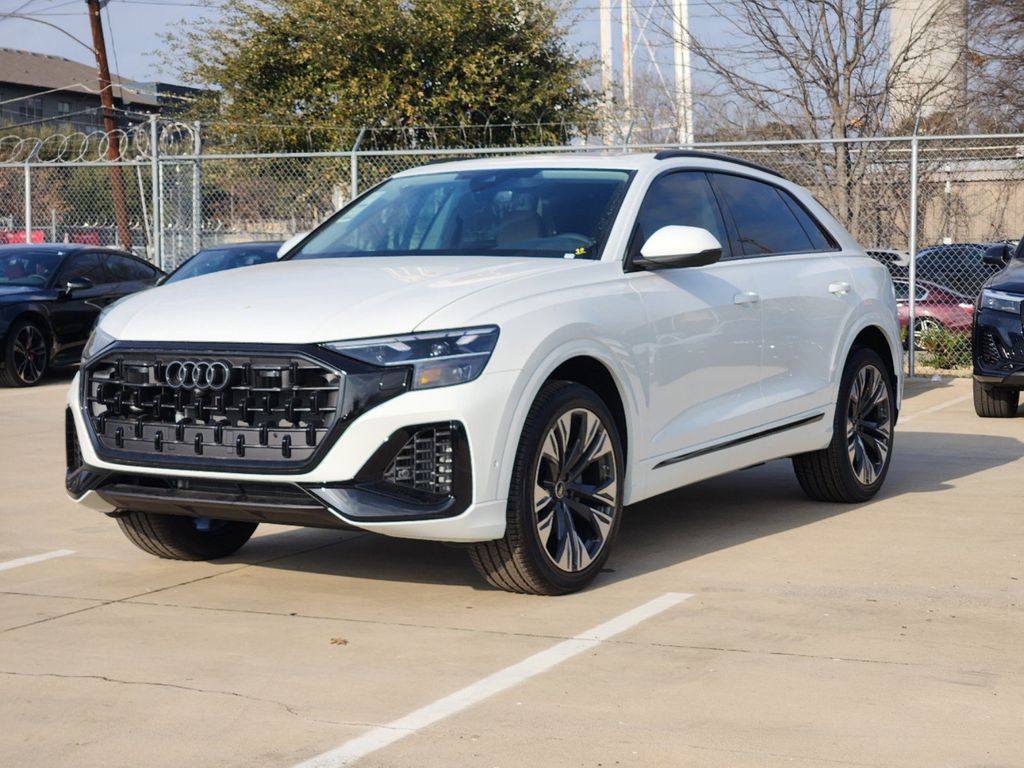 new 2025 Audi Q8 car, priced at $80,870