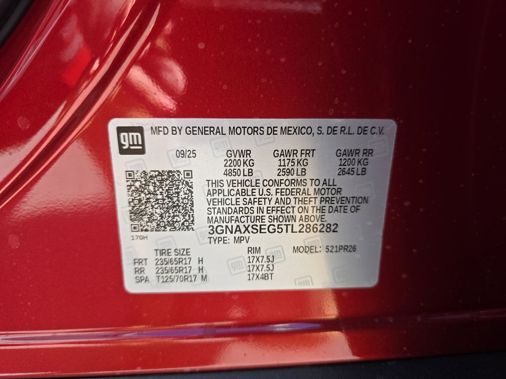 new 2026 Chevrolet Equinox car, priced at $33,395