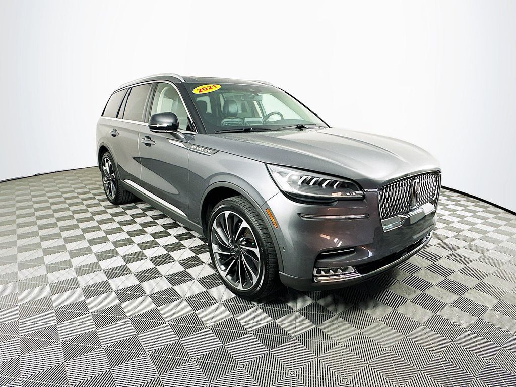 used 2021 Lincoln Aviator car, priced at $36,566