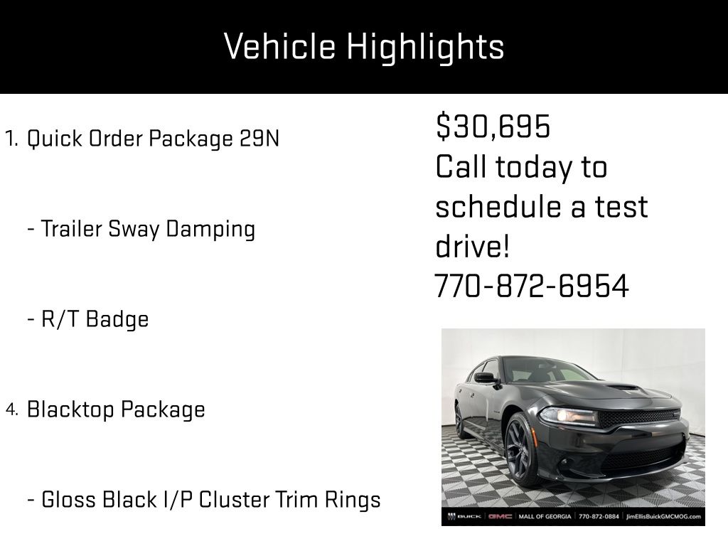 used 2020 Dodge Charger car, priced at $30,695