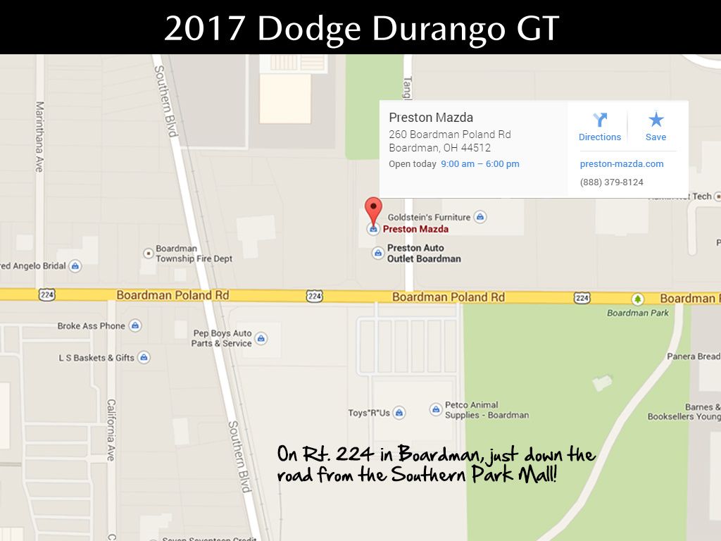 used 2017 Dodge Durango car, priced at $19,990
